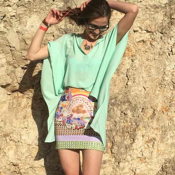 Clover Canyon Picnic Scarf Skirt (XS)