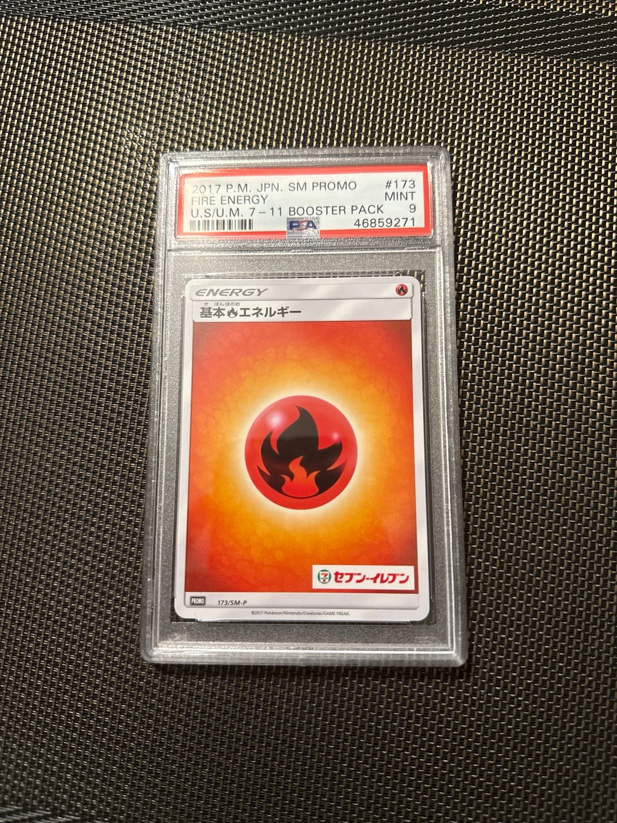 Pokemon fire energy graded psa 9 promo Lawson