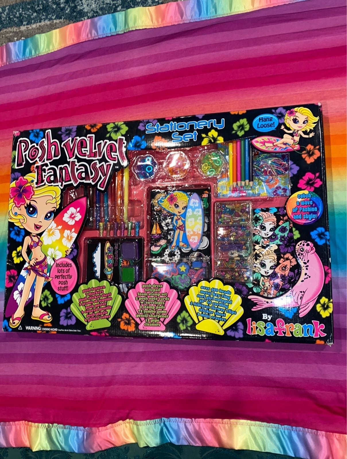 Lisa Frank Posh Velvet Fantasy Activity Kit Set