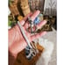 VTG Christian Audigier Tattoo Lace Up Distress Anchor Rope Detail Wedge Heels.