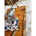 VTG Christian Audigier Tattoo Lace Up Distress Anchor Rope Detail Wedge Heels.