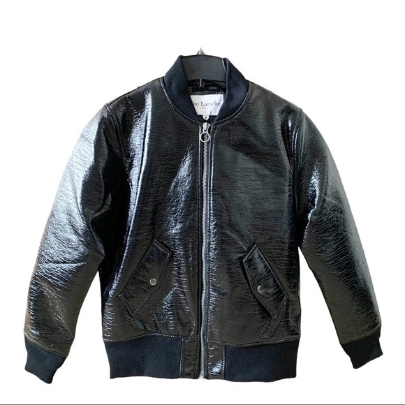 NWT Guy Laroche Textured Bomber. Size M.