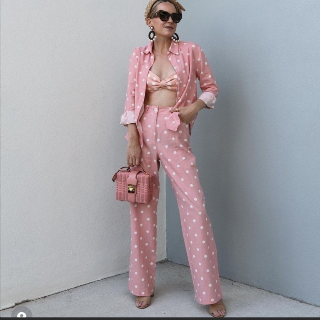 Zara polka dot pants