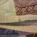 Vintage Handsewn Patchwork Cutter Quilt Distressed Frayed Edges Apx 73x69