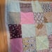 Vintage Handsewn Patchwork Cutter Quilt Distressed Frayed Edges Apx 73x69