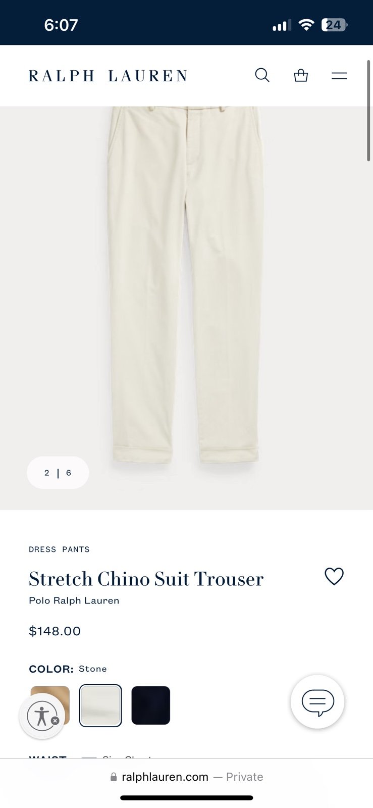 LIKE NEW - Ralph Lauren Stretch Suit Pants