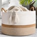 Large Blanket Basket (20 x13 ),Woven Baskets for storage Baby Laundry