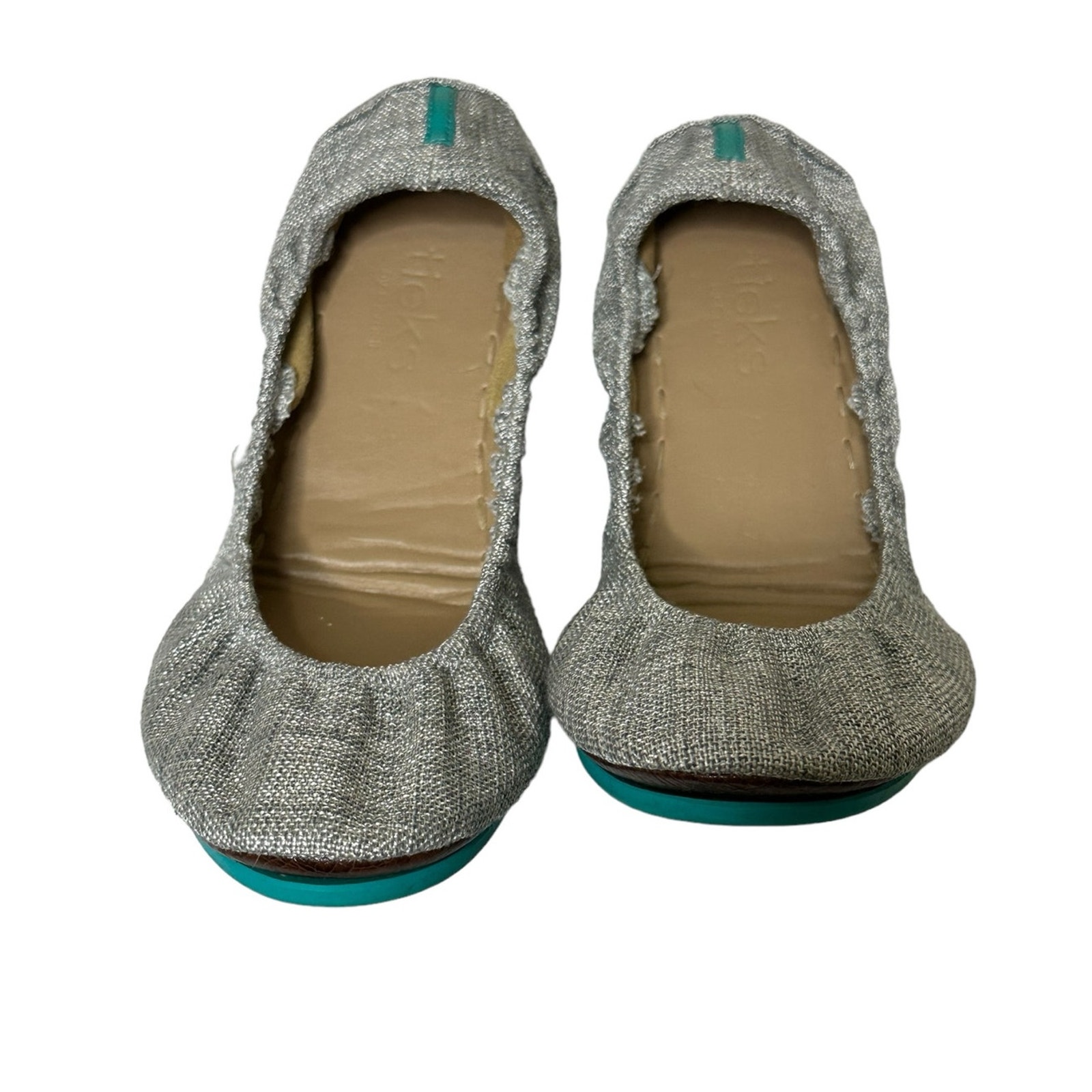 Tieks by Gavrieli Vegan Ballet Flats Gray Women's Size 8
