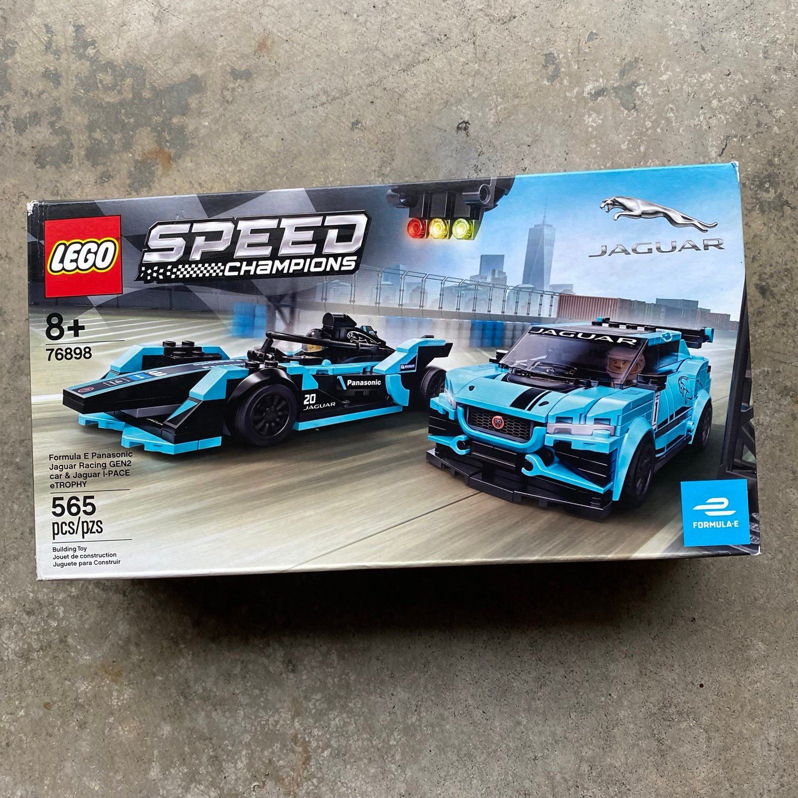 LEGO 76898 SPEED CHAMPIONS Formula E Panasonic Jaguar Racing GEN2 Retired Sealed