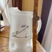 Collectible Vintage Frosted Glass Pitcher - Zot Anteater