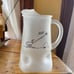 Collectible Vintage Frosted Glass Pitcher - Zot Anteater