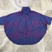 Triona Design 100% Donegal Wool Irish Cape Poncho Purple