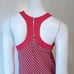 Banana Republic Red Geo Print Racerback Tank Top