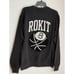 Rokit Sweatshirt Black100%Cotton Sz M Mens New NWT