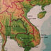 Classroom pull-down map 1968 S.E. Asia