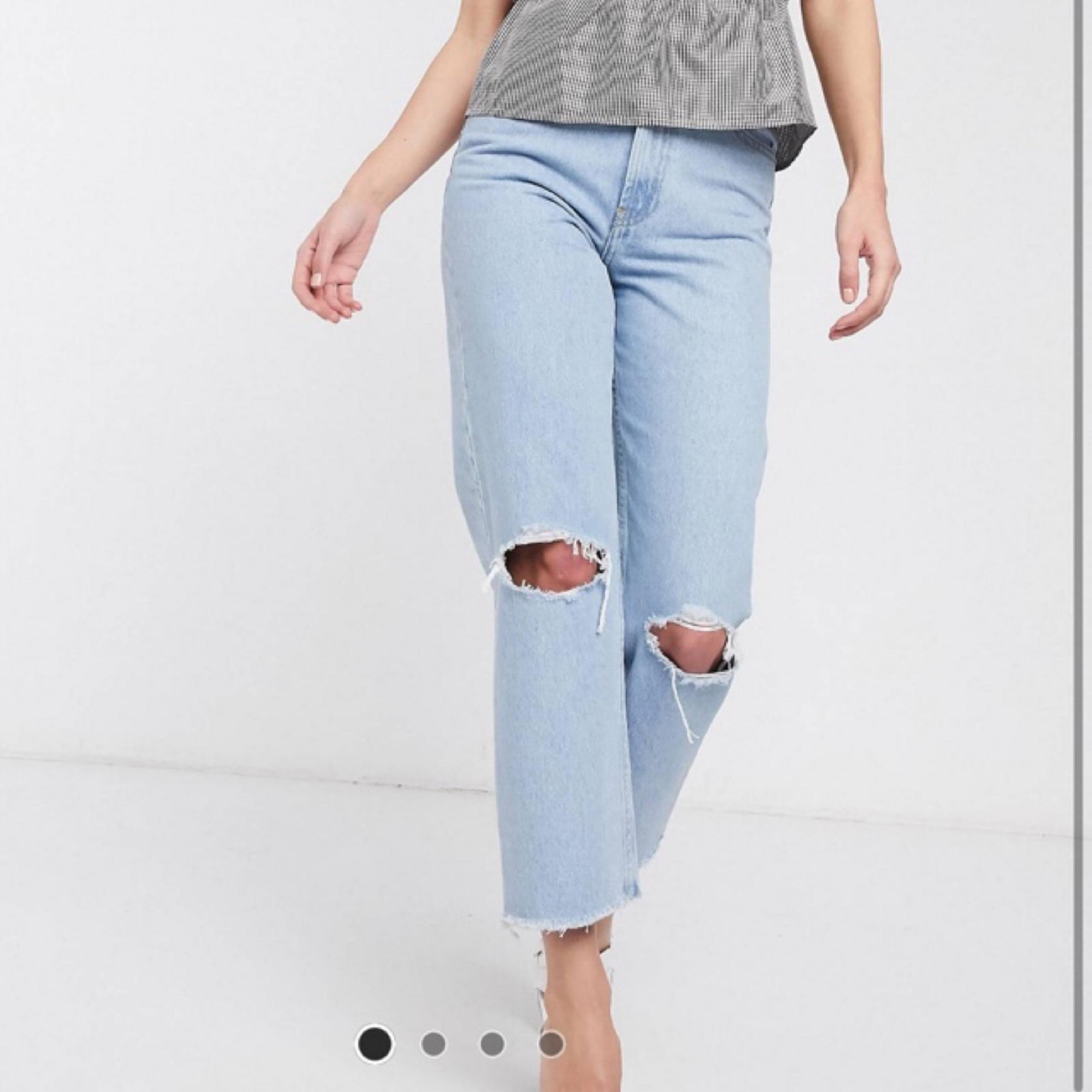 ASOS DESIGN florence straight leg jeans