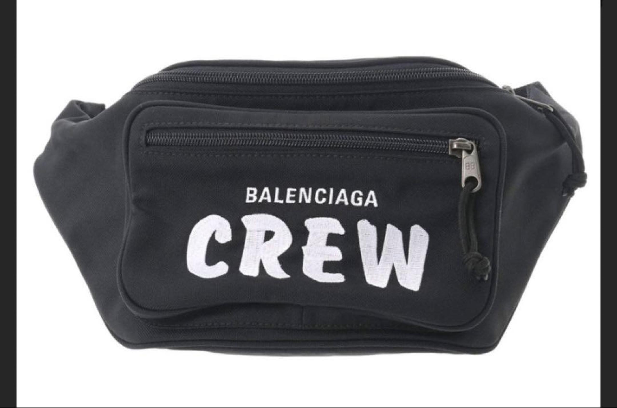 BALENCIAGA CREW Body Bag Black