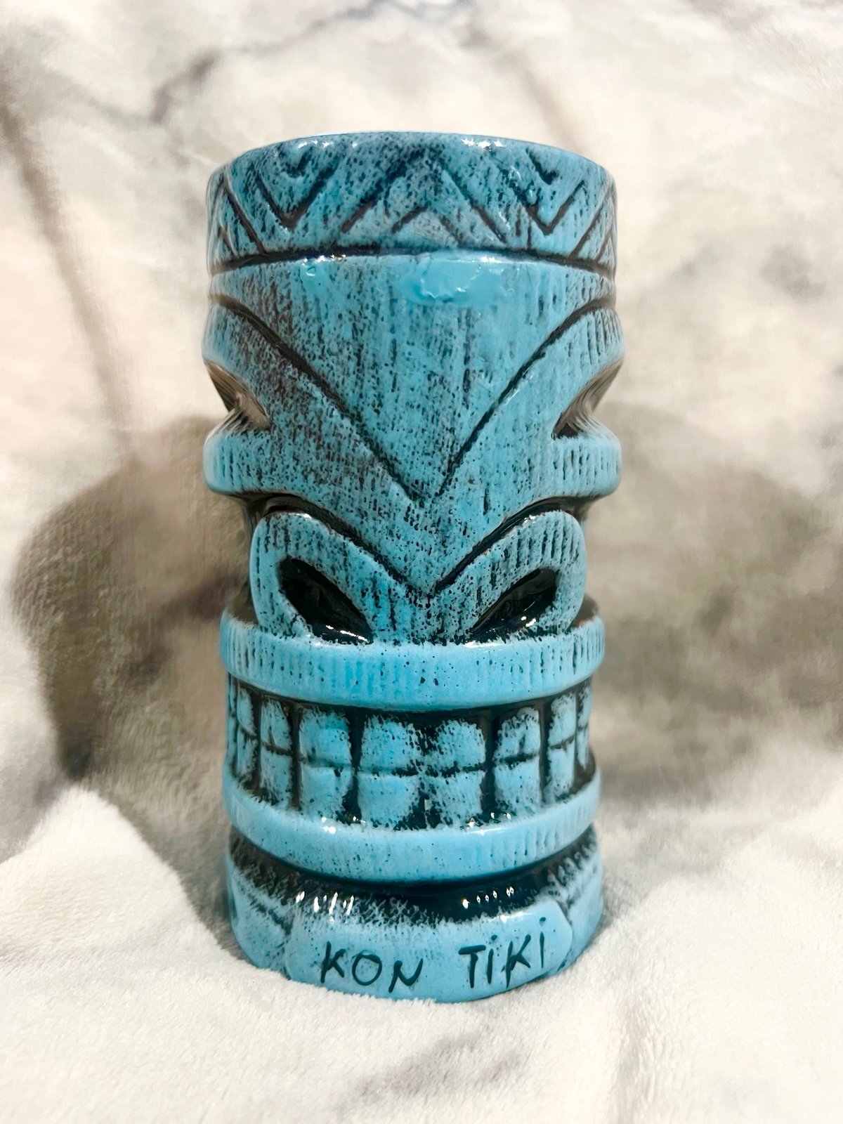 Kon Tiki Blue Ceramic Cocktail Mug