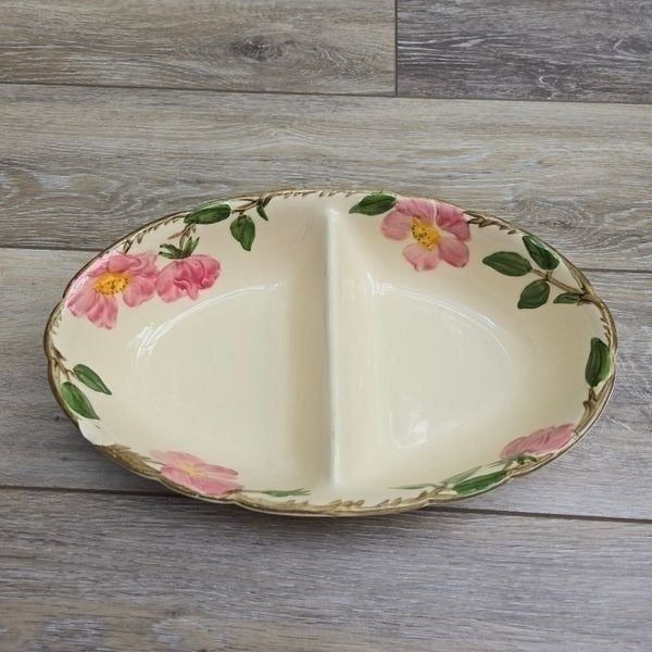 Franciscan Desert Rose divided serving dish