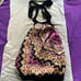 Gorgeous silk backless top. Ties at neck and waist. Entire back open.