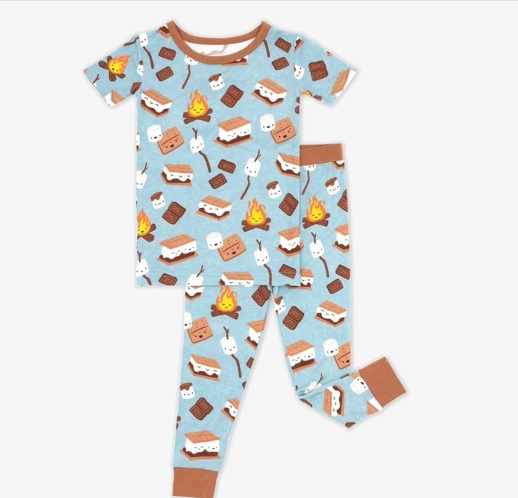 New! Little Sleepies S’mores Galore Short Sleeve Set
