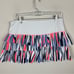 Lucky in Love White blue Coral Ruffle Golf Tennis Skort Large