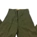 Vintage 1950s wool button fly military trousers
