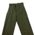Vintage 1950s wool button fly military trousers
