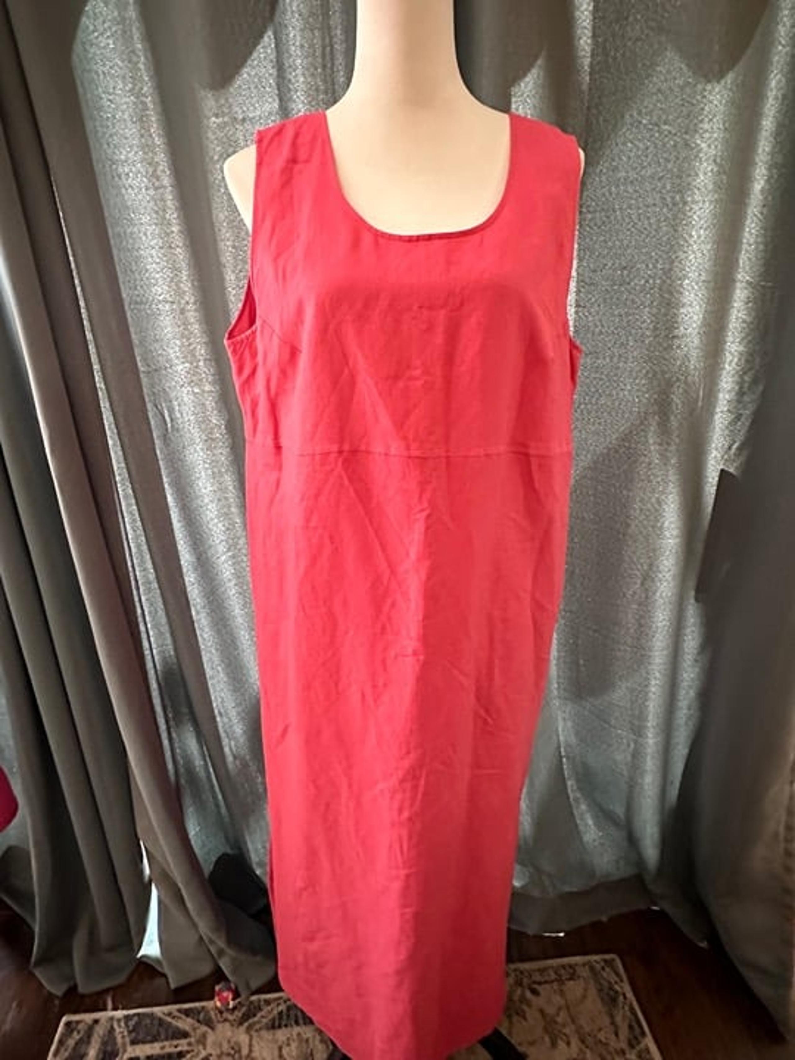 Positive Attitude Orange Maxi Sleeveless Dress