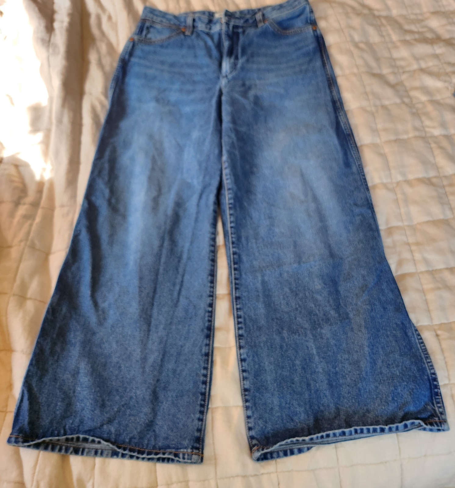 Wrangler Worldwide 661 High Rise Wide Leg Jeans Womens 30x28