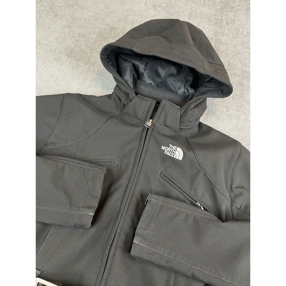 The North Face Jacket Womens (S) Black Apex Bionic Belted Trench Coat Softshell