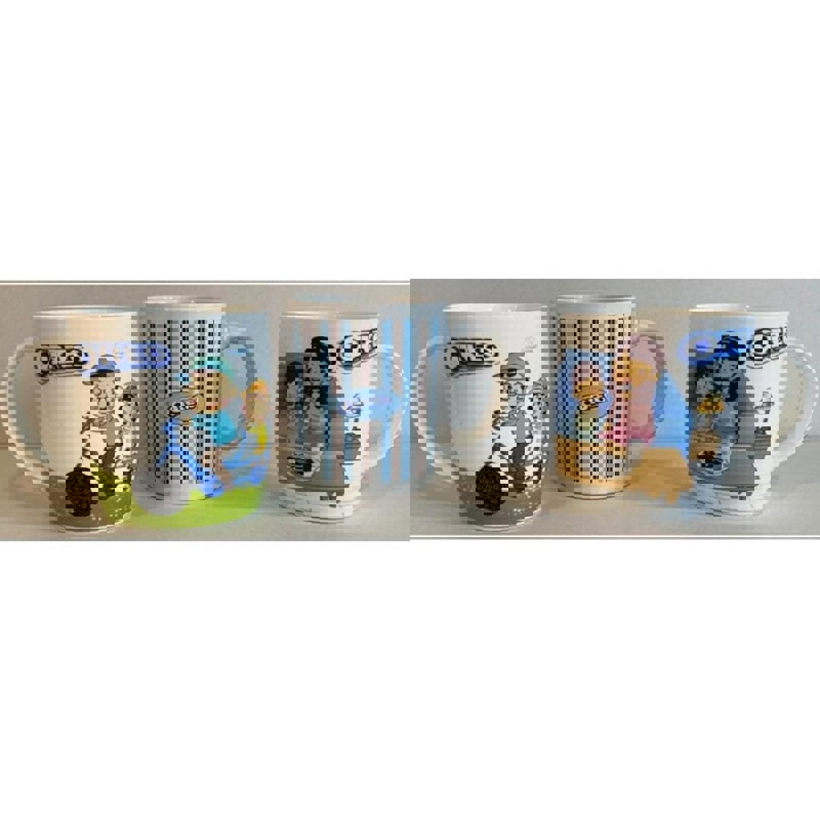 Oreo Cookie Mugs: Houston Harvest Striped & 2 Better Together Together More Fun