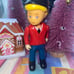 Vtg Little Tikes Dollhouse Horse Male Rider Jockey Equestrian