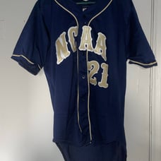 Rawlings NCAA Baseball Jersey Mesh Adult Mens Size Medium Used Pre Owned Button.