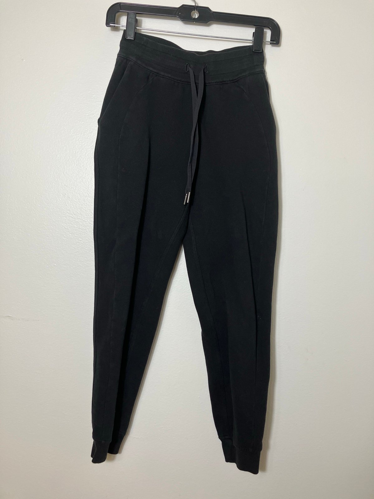 Lululemon Ready To Rule Joggers Black Pull On Sz 0 Athletic Casual