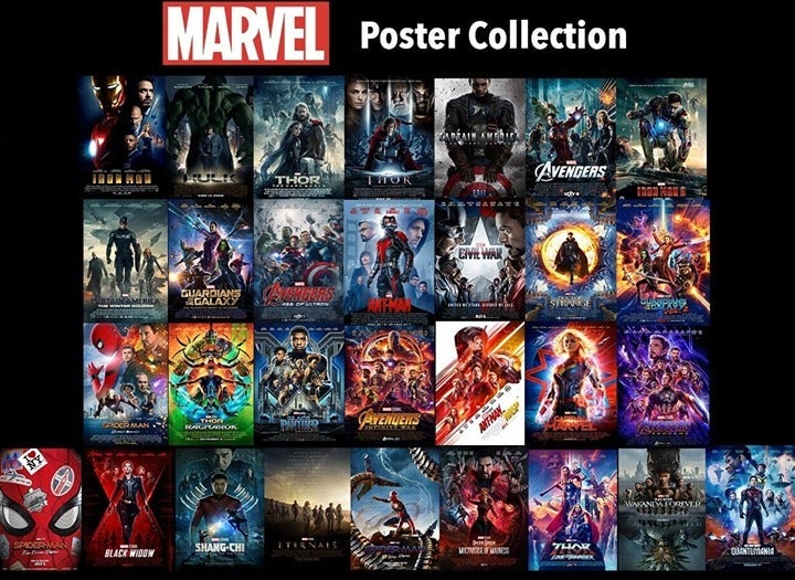 Marvel Studios Movie Poster Collection (Set of 31) MCU ~ALL MOVIES