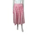 Vintage 80s Plaid Skirt Womens Small Retro 1950s Style Pink Picnic Midi