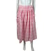 Vintage 80s Plaid Skirt Womens Small Retro 1950s Style Pink Picnic Midi