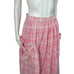 Vintage 80s Plaid Skirt Womens Small Retro 1950s Style Pink Picnic Midi