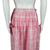 Vintage 80s Plaid Skirt Womens Small Retro 1950s Style Pink Picnic Midi