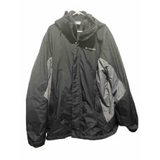 Columbia Omni Tech Interchange Jacket Mens XL Tall Black 3 in 1 Hooded