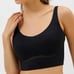 Victorias Secret Allegro Supersoft Medium Support Lined sport bra Black 38DDD