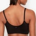 Victorias Secret Allegro Supersoft Medium Support Lined sport bra Black 38DDD