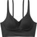 Victorias Secret Allegro Supersoft Medium Support Lined sport bra Black 38DDD
