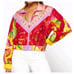 NEW Farm Rio Mixed Scarves Windbreaker