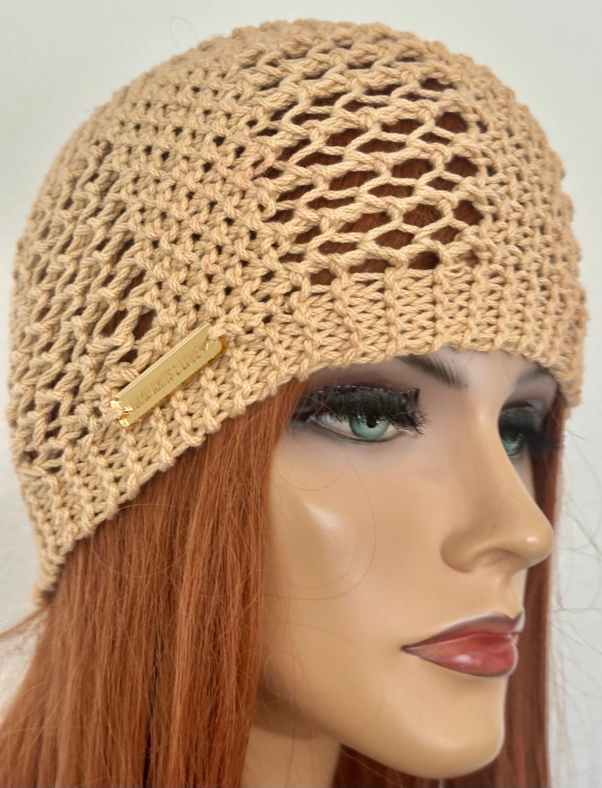 Hand Knits 2 Love Headband Mercerizeed cotton Flower ower Designer Fashion Lace