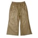 Good American Faux Leather Drawstring Wide-Leg Pants Warm Caramel size 5 (2XL)