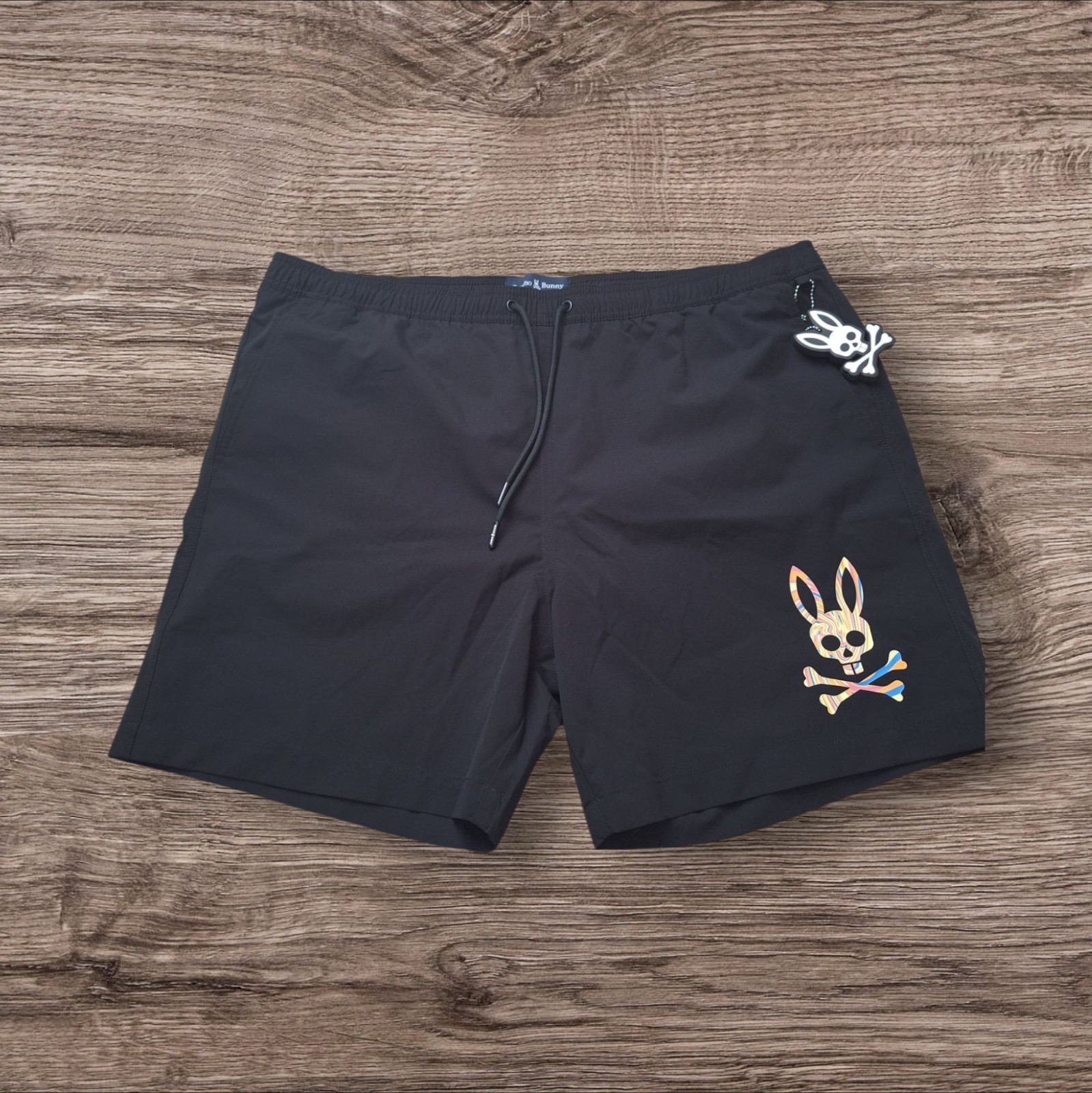 Psycho Bunny Swim Shorts 5 Lined Men's Size XXL
