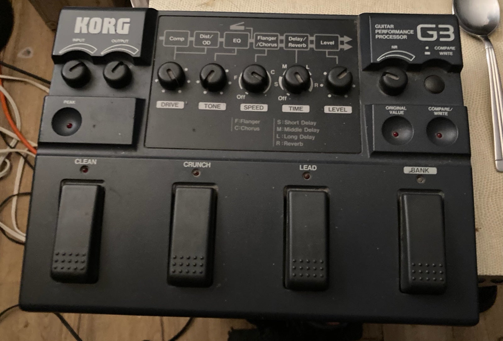 Korg G•3 Multi Effects unit for Guitar