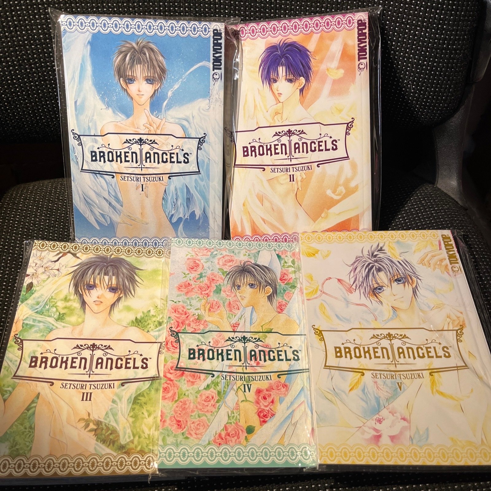 Broken Angels MANGA Complete Series (TokyoPop, 2006) Volume 1-5 English.